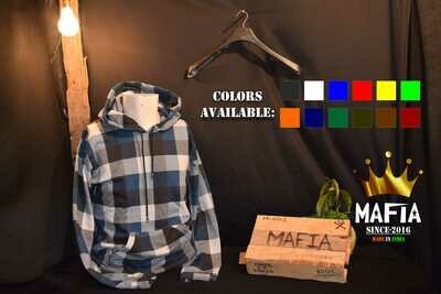 CHECKED HOODIE MAFIA UNISEX