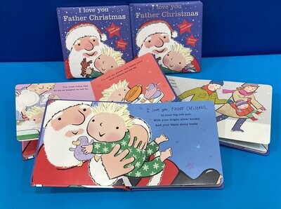 2024 I Love You Father Christmas by Emma Dodd. Board Book