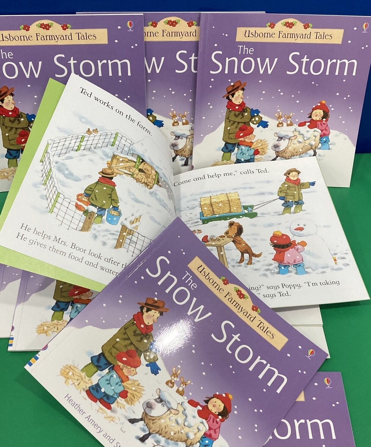 2024 Snow Storm.  Farmyard Tales Usborne Book
