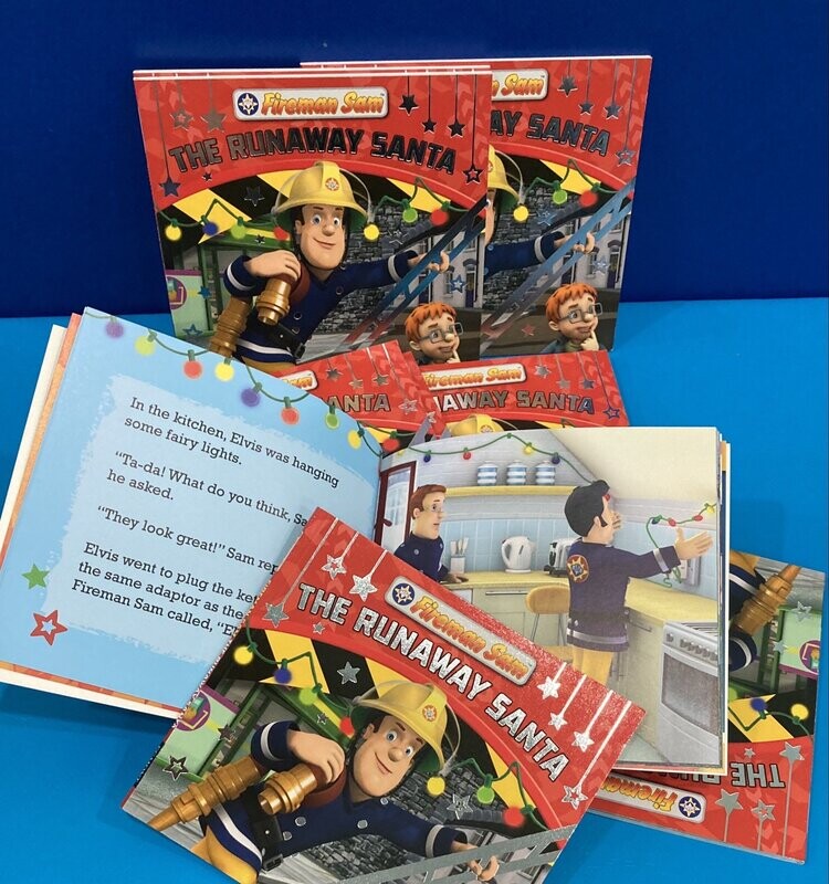 2025 Fireman Sam The Runaway Santa Mini Paperback 2025 Fireman Sam The Runaway Santa Mini Paperback