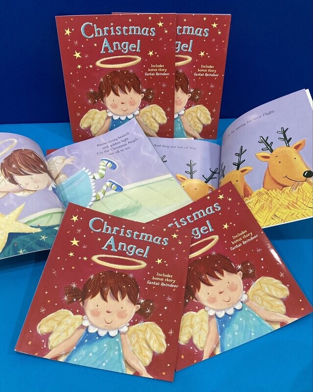 2025 Christmas Angel & Santa's Reindeer Paperback 2025 Christmas Angel & Santa's Reindeer Paperback