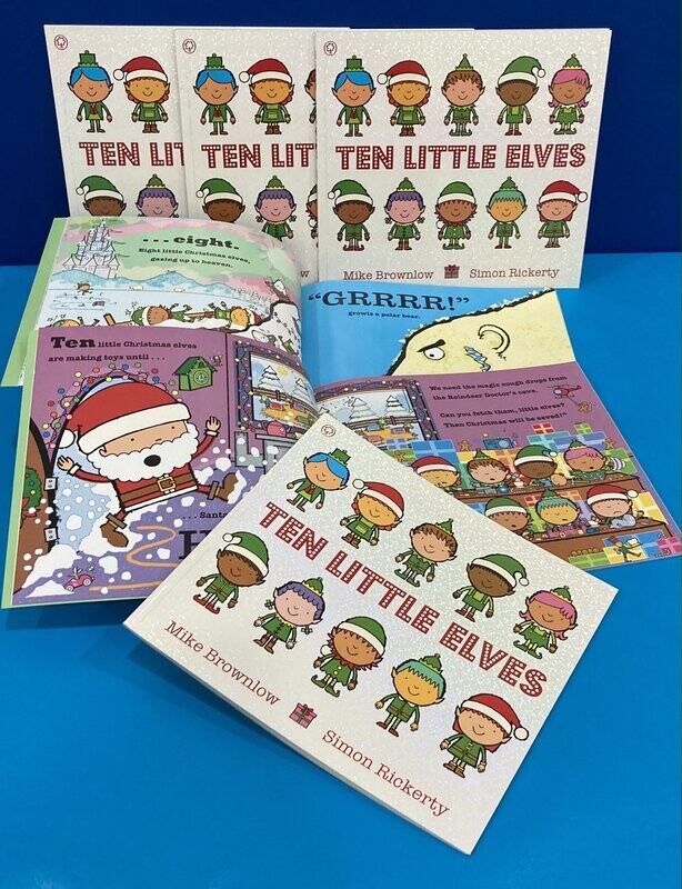 2025 Ten Little Elves Paperback Book 2025 Ten Little Elves Paperback Book