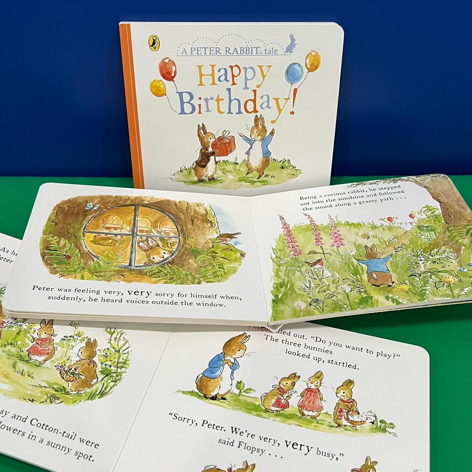 Happy birthday! Board Book - Peter Rabbit - included in session price