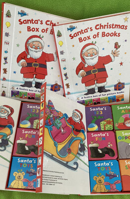 2024 Santa's Christmas Box of Books - board books for babies