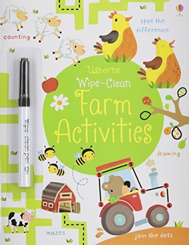 Usborne Wipe-Clean Farm Activities