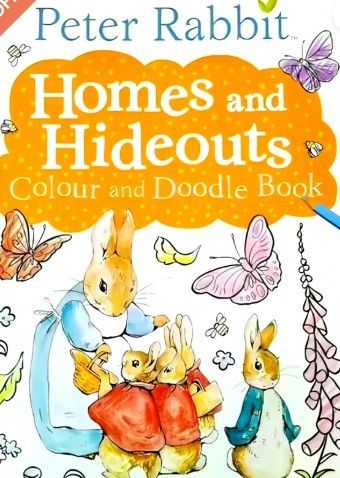 Peter Rabbit Homes and Hideouts Colouring and Doodle Book