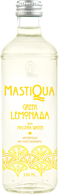 Griechische Limonade (mit Kohlensäure) mit Mastixwasser - "Lemonada me Mastiha", "MastiQua" - 330ml