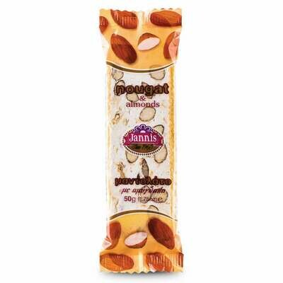 Soft Nougat with Almonds 50g - Jannis