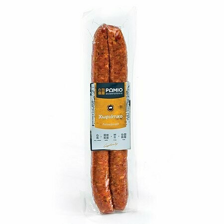 Traditionelle Landwurst (Bratwurst) aus dick geschnittenem Schweinefleisch, Lauch, mediterranen Kräutern und Gewürzen. 400g Traditionelle Landwurst (Bratwurst) aus dick geschnittenem Schweinefleisch, Lauch, mediterranen Kräutern und Gewürzen. 400g