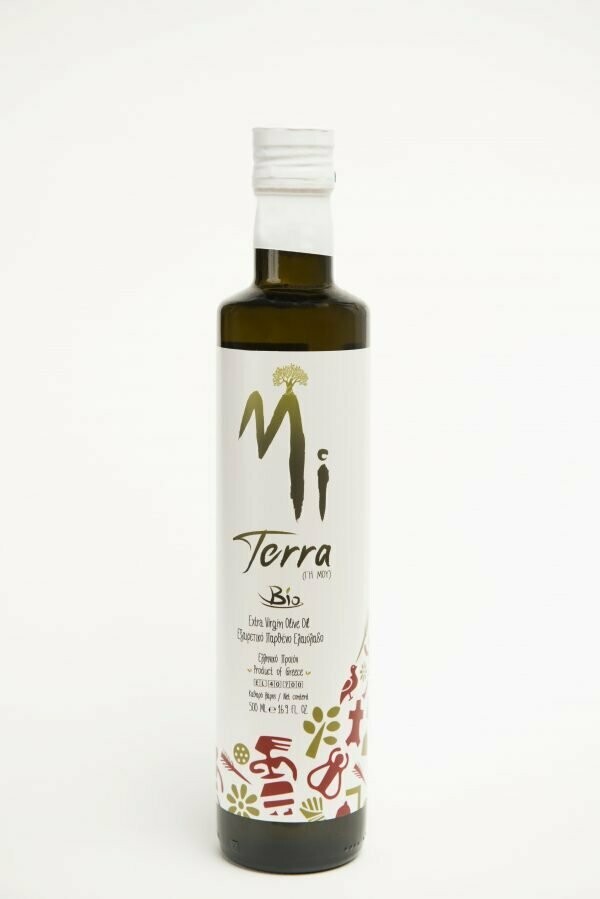 BIO Kritiko Elaiolado - Organic Cretan Extra Virgin Olive Oil (500ml) -