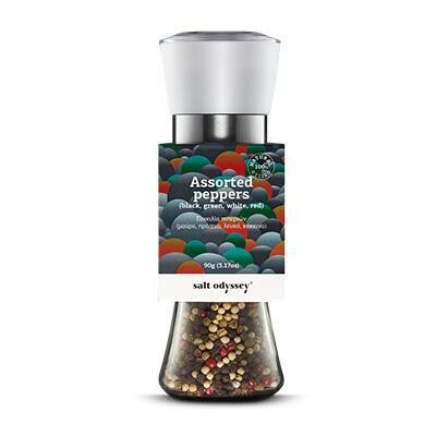 Milos me Meigma 4 Piperion - Molen met 4 Geassorteerde Peperkorrels - "Salt Odyssey"