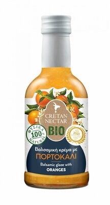 Weiße Bio-Balsamico-Creme mit Orange - "Cretan Nectar" - 250 ml