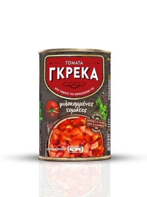 Psilokommenes Ntomates - Peeled & Chopped Tomatoes - Psilokommenes Ntomates - Peeled & Chopped Tomatoes - "Tomato Greka" - 400g