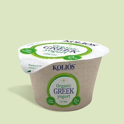 Echter Griechischer Bio-Joghurt, Natur - "Kolios" - 0% Fett - 150g