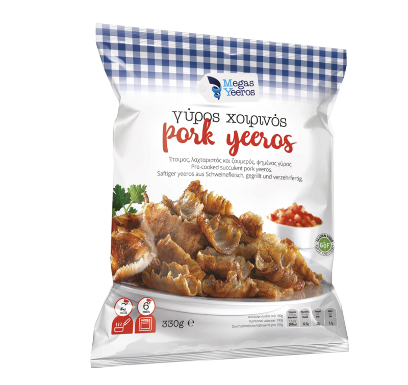 Pork Gyros - pre-cooked - 330g - MEGAS YEEROS