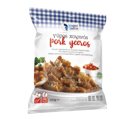 Pork Gyros - pre-cooked - 330g - MEGAS YEEROS