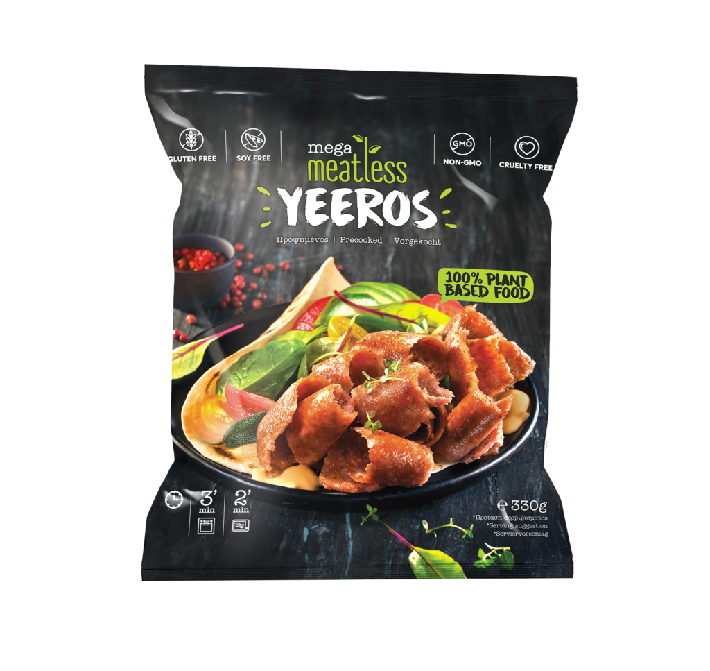 meatless Gyros precooked 330g MEGAS YEEROS