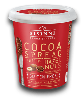 Krema Kakao me Fountouki - Cocoa Spread with Hazelnuts - "Sisinni" - 400g