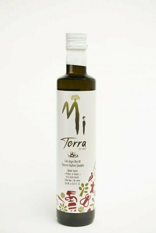 BIO Kritiko Elaiolado - Organic Cretan Extra Virgin Olive Oil (500ml) - "MiTerra"