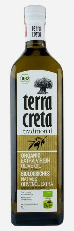 BIO extra vierge olijfolie (1l) Terra Creta