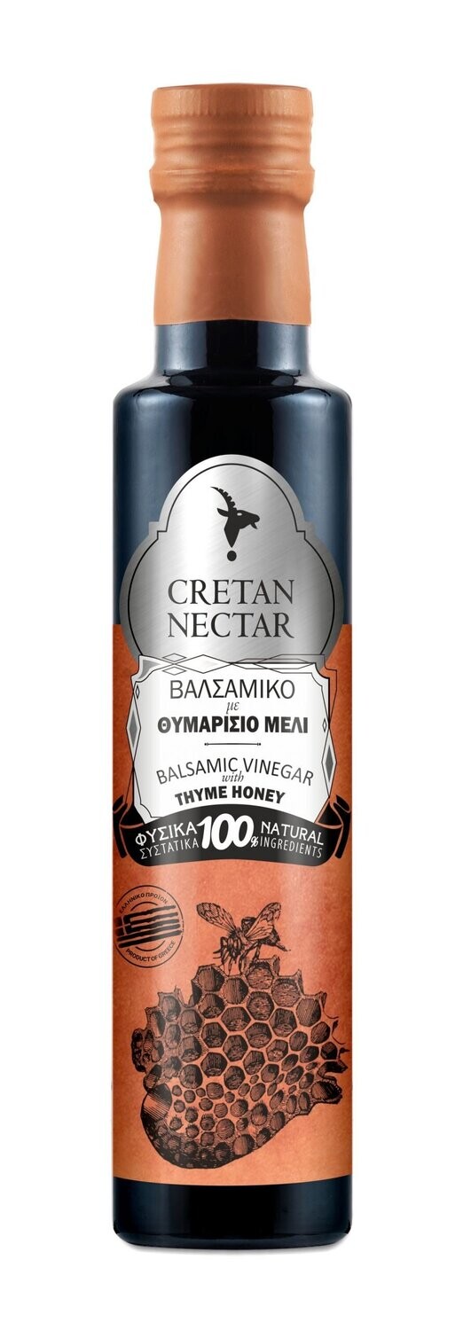 Klassischer Balsamico-Essig mit Thymianhonig - "Cretan Nectar"  - 250 ml