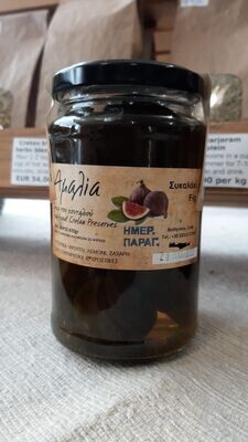 "Süßer Löffel" Traditionelle Süßspeise mit ganzen Kretischen, kleinen Feigen. "Tou Koutaliou", - "Amalia" - 470 g