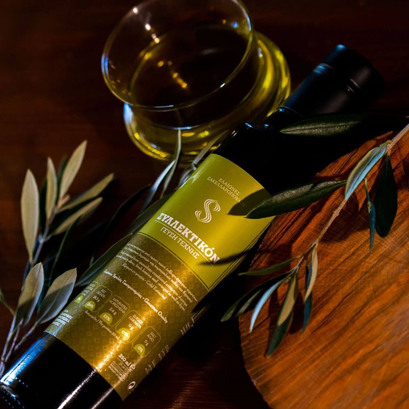 Syllektikon - Premium Gourmet Flavored Unripe Olive Oil - 250ml