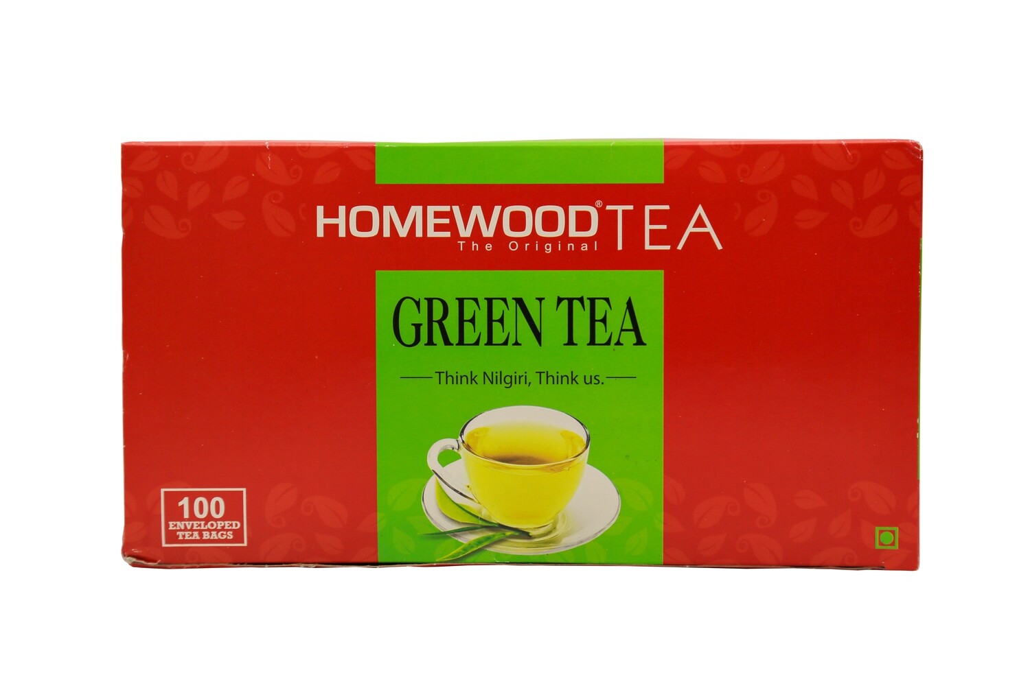 Homewood Green Tea Dip Bags (100 bag carton pack)