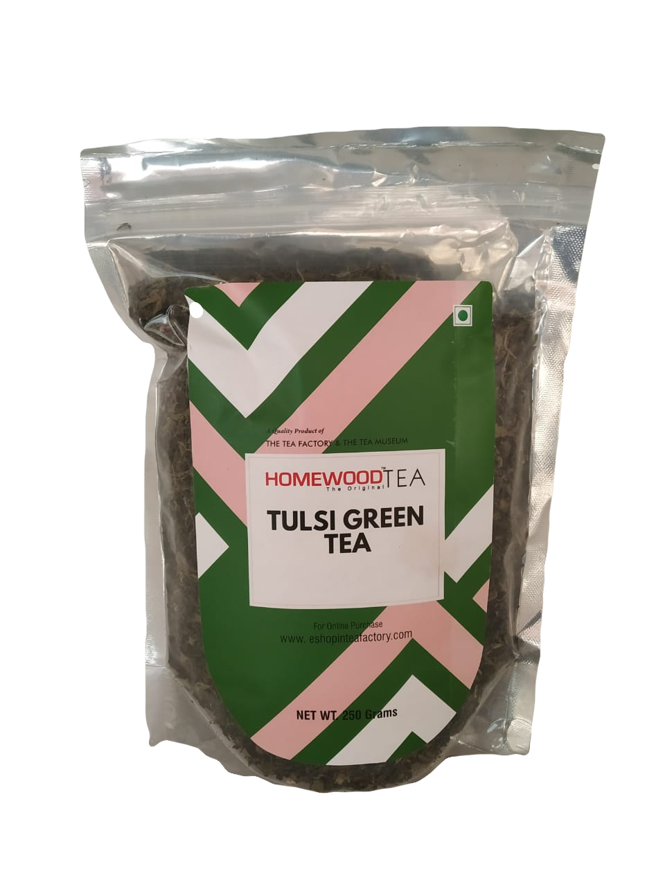 Homewood Green Tea (Tulsi) 250 gm poly pack