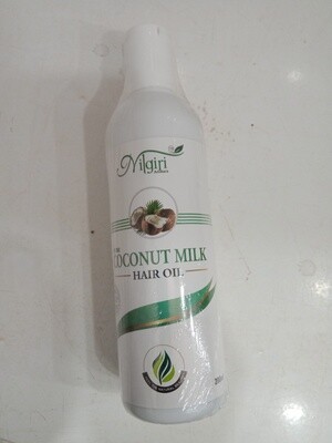 Coconut milk hair oil
