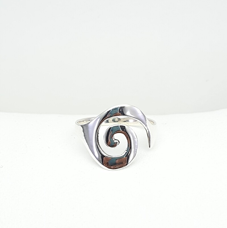 Silver Spiral Ring