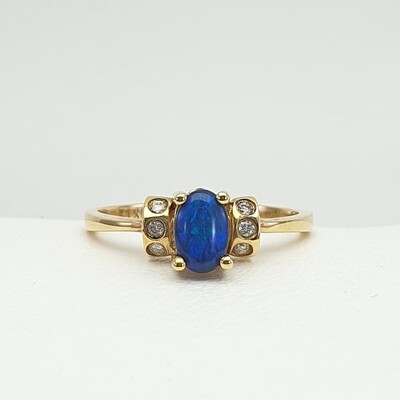 Ring, Opal, Gold