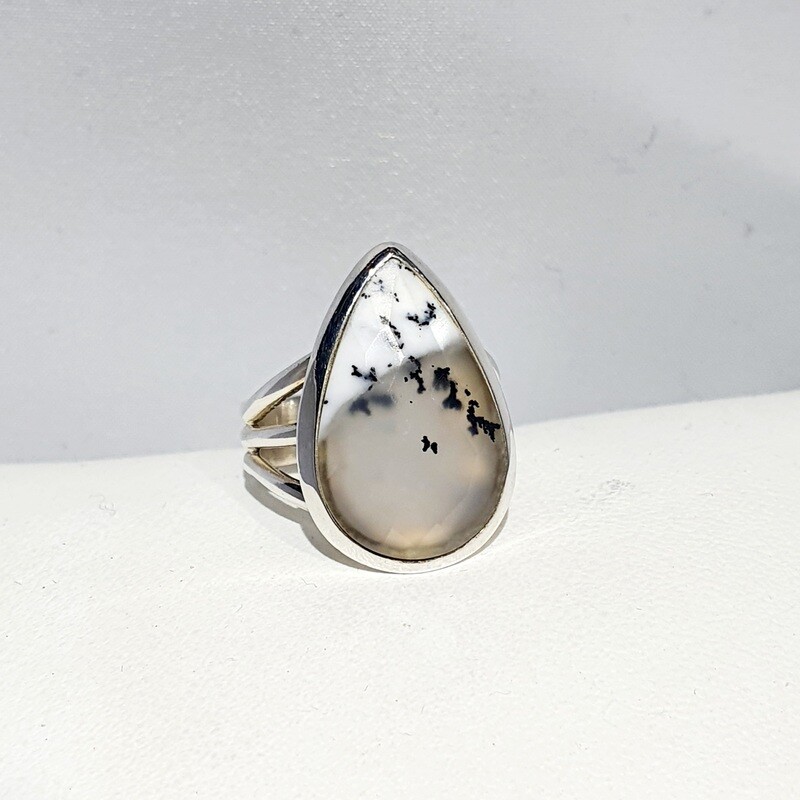 Dendritic Opalite ring