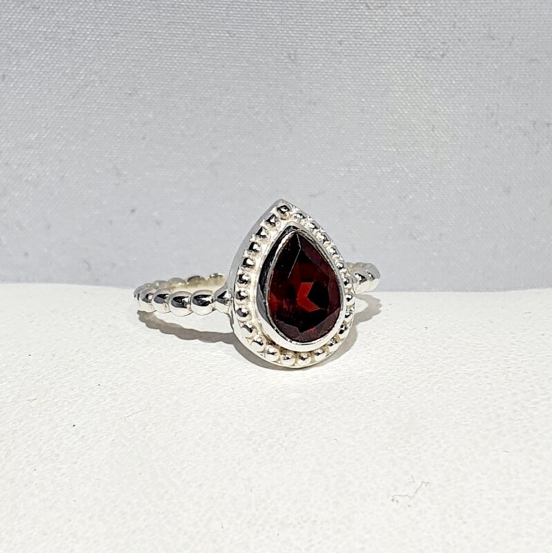 Red Garnet ring