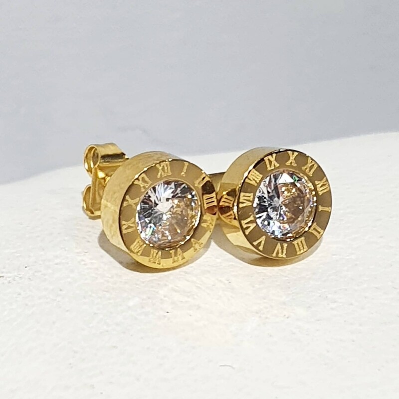 Roman Numeral studs