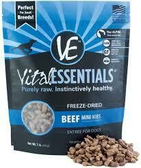 Vital Essentials Dog Freeze-Dried Beef Mini Nibs