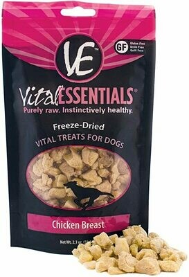 Vital Essentials Dog Freeze-Dried Diced Chicken Treat