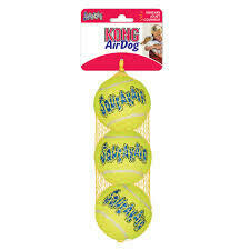 Kong Air Kong Squeaker Tennis Ball 3 Pack Bag Medium