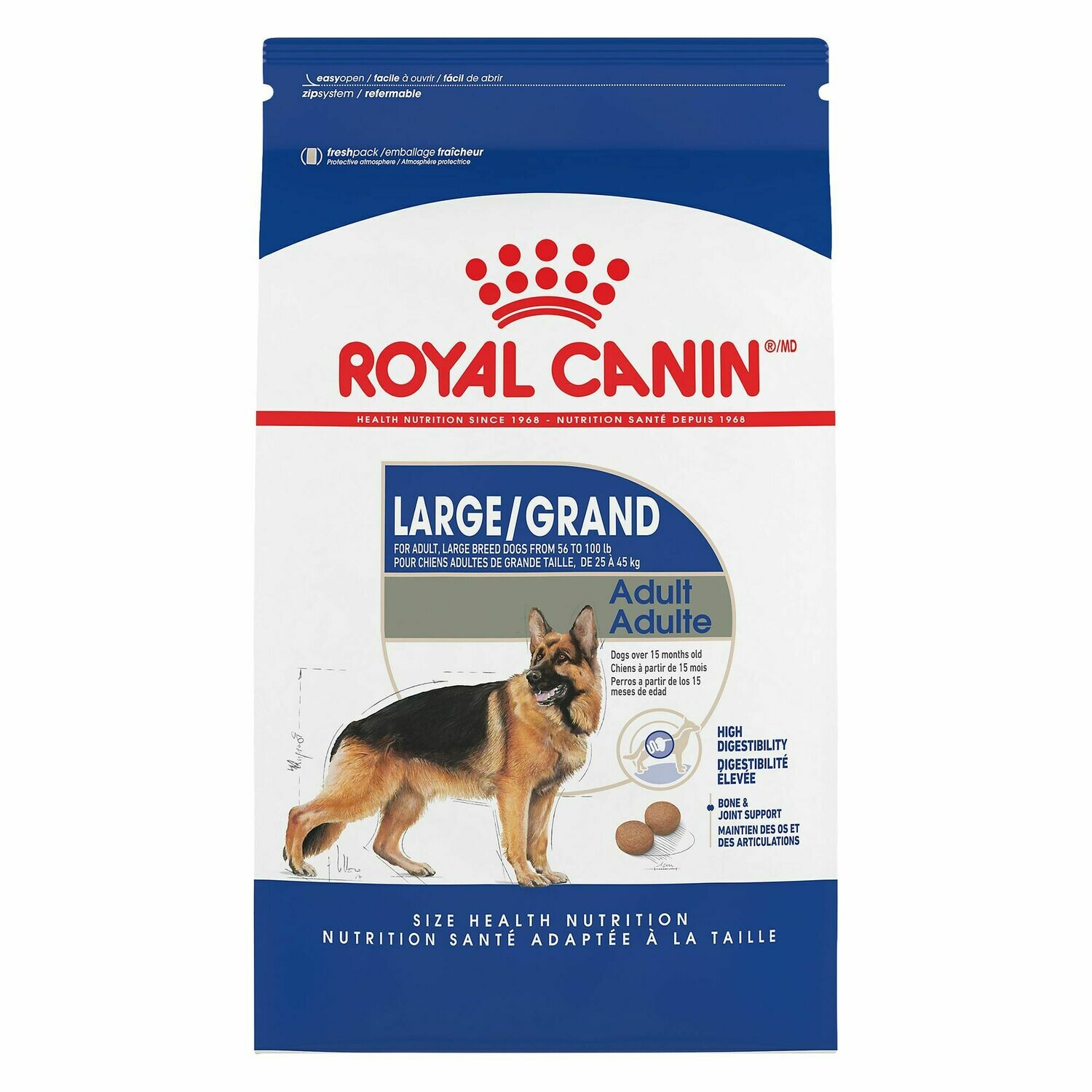 Royal Canin Size Health Nutrition Large Adult Dry Dog Food, 35#