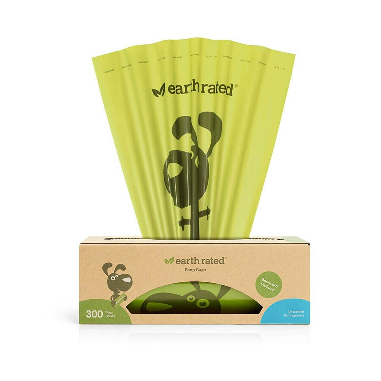 Earth Rated Poopbag Unscented Value Pack 300ct