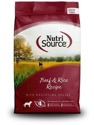 NutriSource Adult Beef &amp; Rice Dog Food
