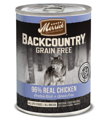 Merrick Backcountry 96% Real Chicken Recipe Dog