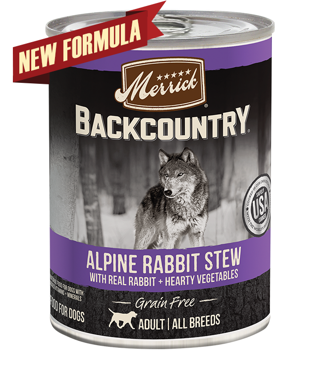 Merrick Backcountry  Alpine Rabbit Stew Dog
