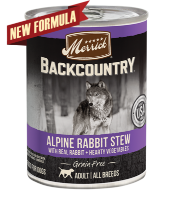 Merrick Backcountry  Alpine Rabbit Stew Dog