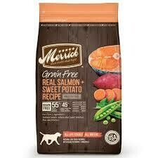 Merrick Grain Free Salmon / Sweet Potato Recipe