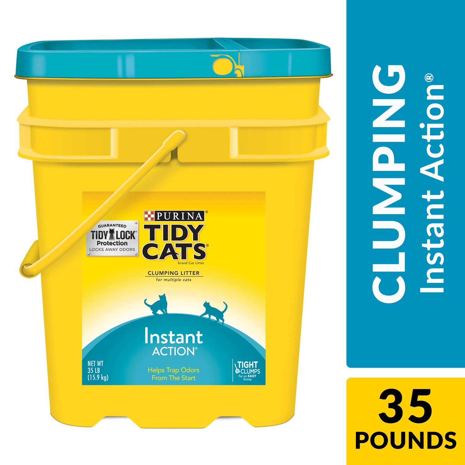 Tidy Cats Instant Action Scoop 35# Pail