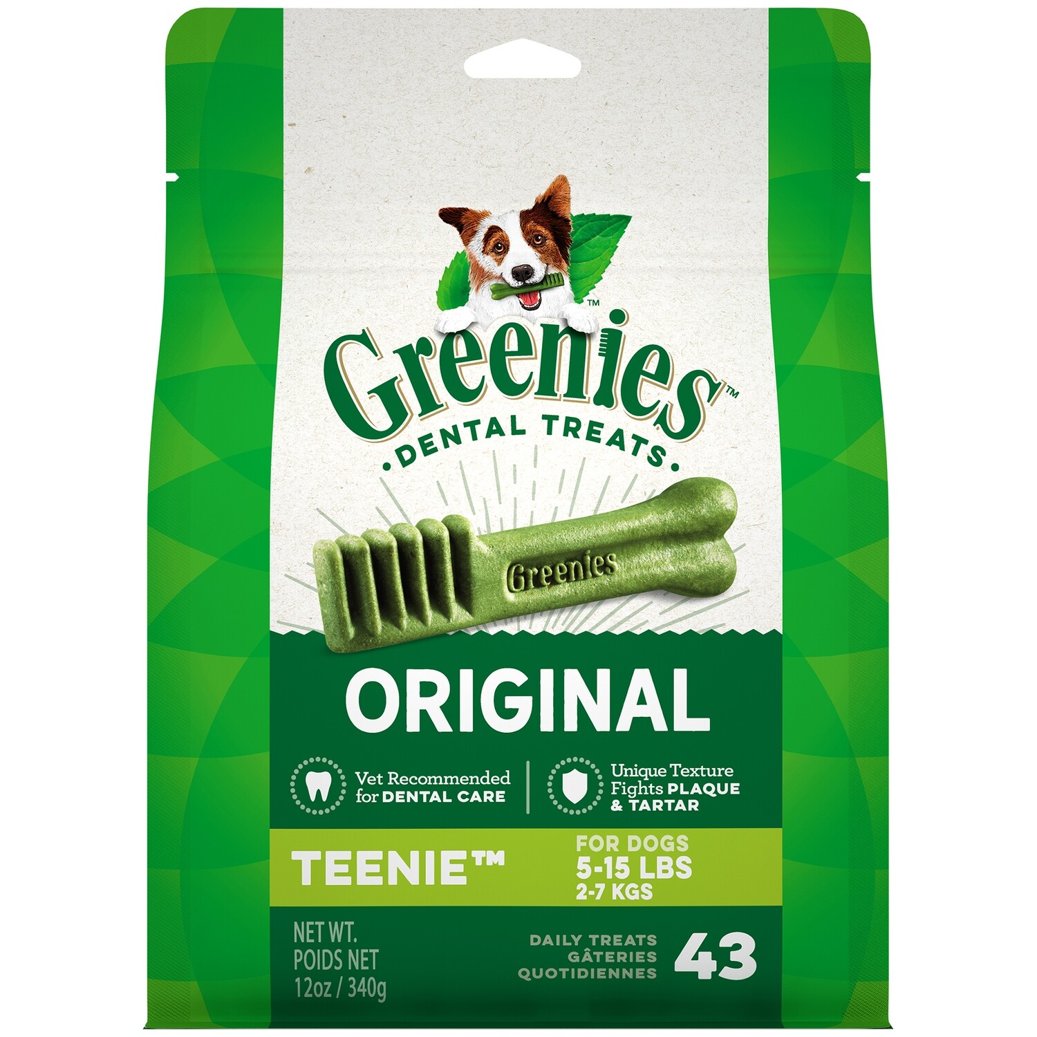 Greenies Treat Pack 12 oz. Teenie 43 Count