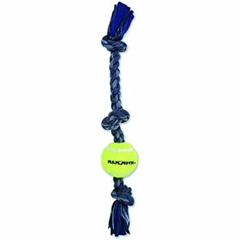Mammoth Medium Color 3 Knot Tug W/3&quot; Ball