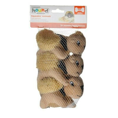 Outward Hound Squeakin Animals Squirrel