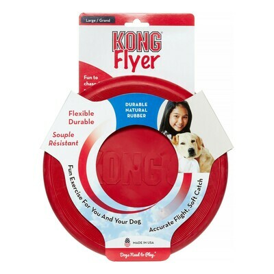 Kong Flyer Rubber Disc Dog Toy Large